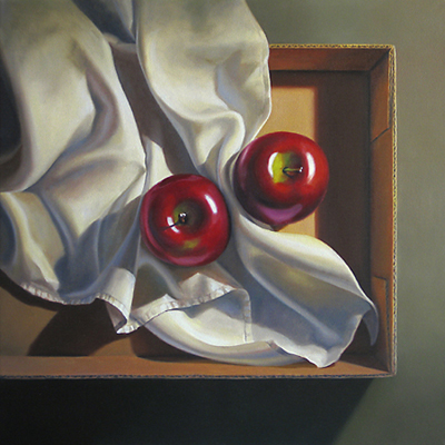 apples & linen in box