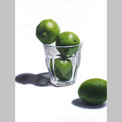 limes in glass